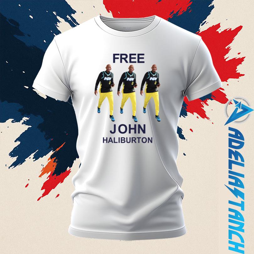 Pacers Free John Haliburton 2025 T-Shirt