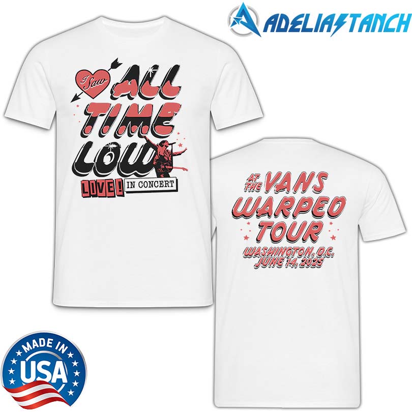 All Time Low Merch Washington DC June 14 2025