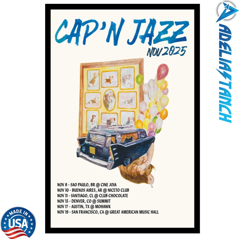 Cap'n Jazz Tour November 2025 Poster