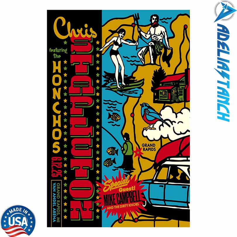 Chris Stapleton Concert 2025 Grand Rapids MI Poster