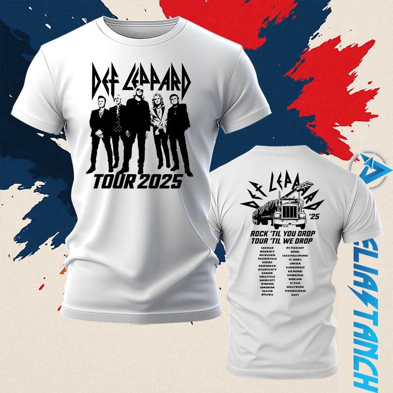 Def Leppard Summer Tour 2025 T-Shirt