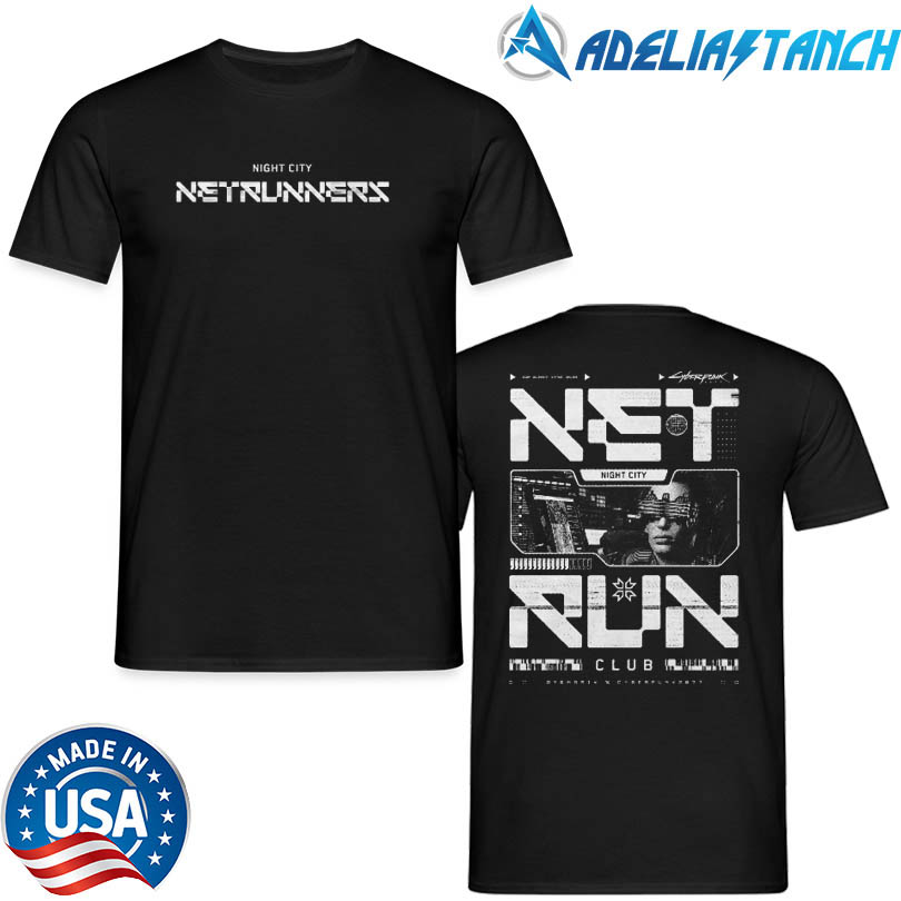 Dyenamik Cyberpunk 2077 Net Run Club Shirt