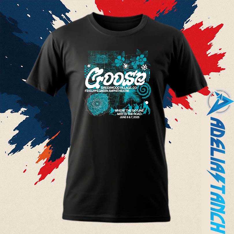 Goose Fiddler Green Amphitheatre June 6 7 2025 Colorado Shirt