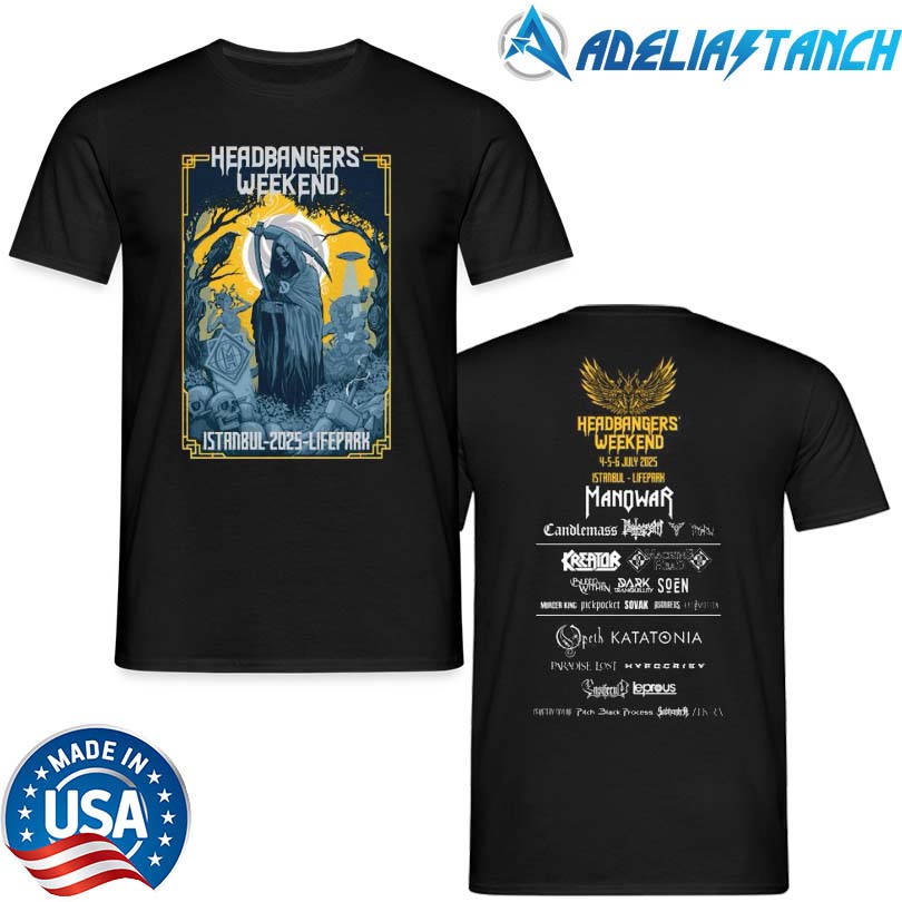 Headbangers’ Weekend July 4 5 6 2025 Istanbul Lifepark Shirt