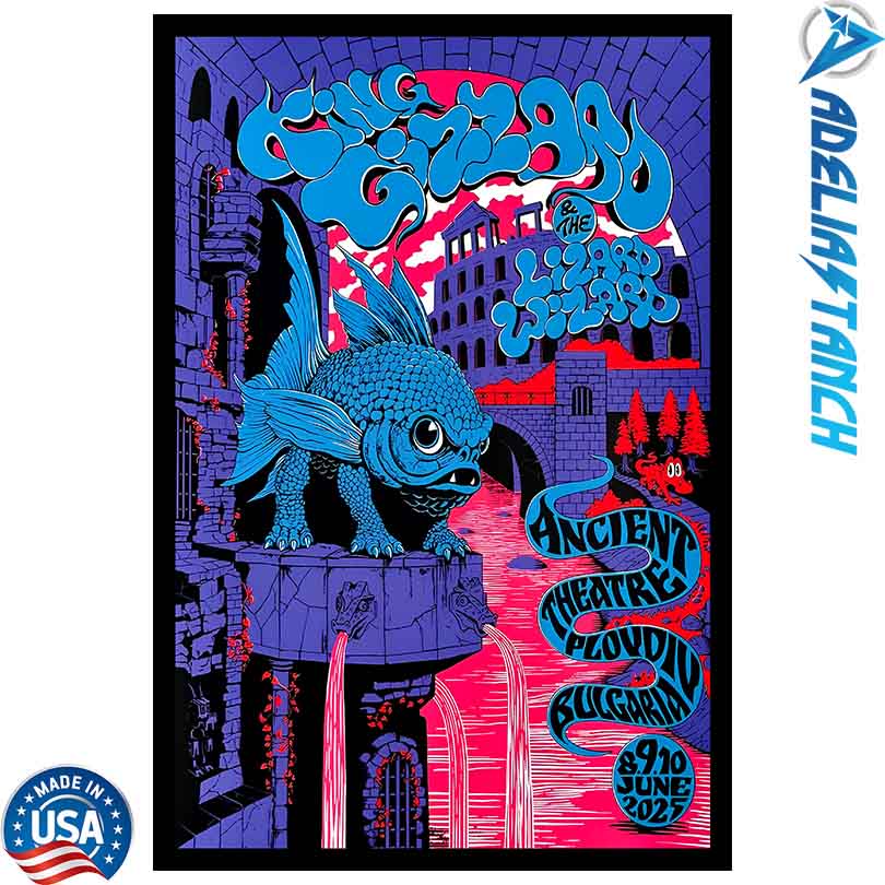 King Gizzard June 9 2025 Plovdiv Bulgaria Poster