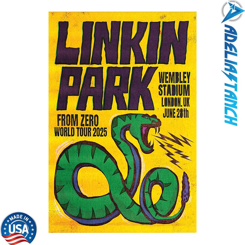 Linkin Park Wembley Stadium London UK June 28 2025 Poster