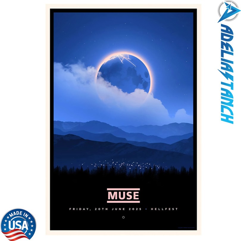 Muse 6 20 2025 Hellfest Concert Poster