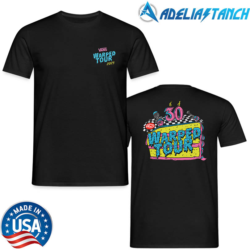 Official Vans Warped Tour 30 Years Merch