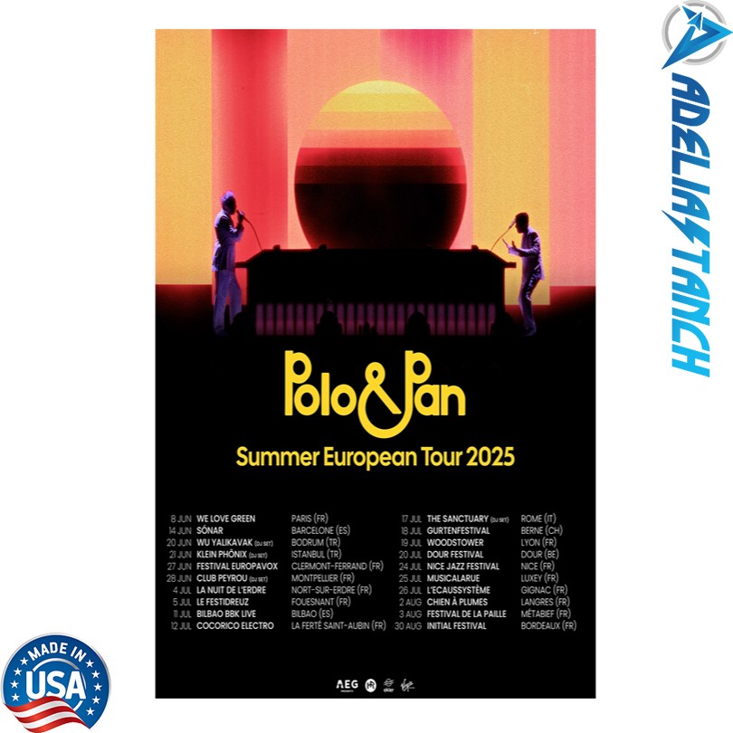 Polo & Pan Summer European Tour 2025 Poster