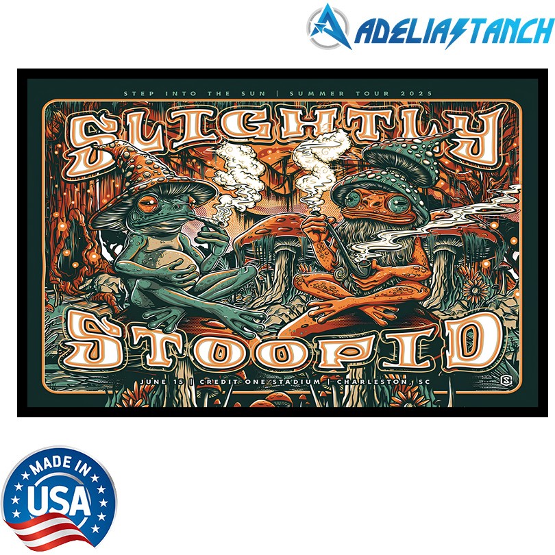 Slightly Stoopid June 15 2025 Credit One Stadium Charleston SC Poster