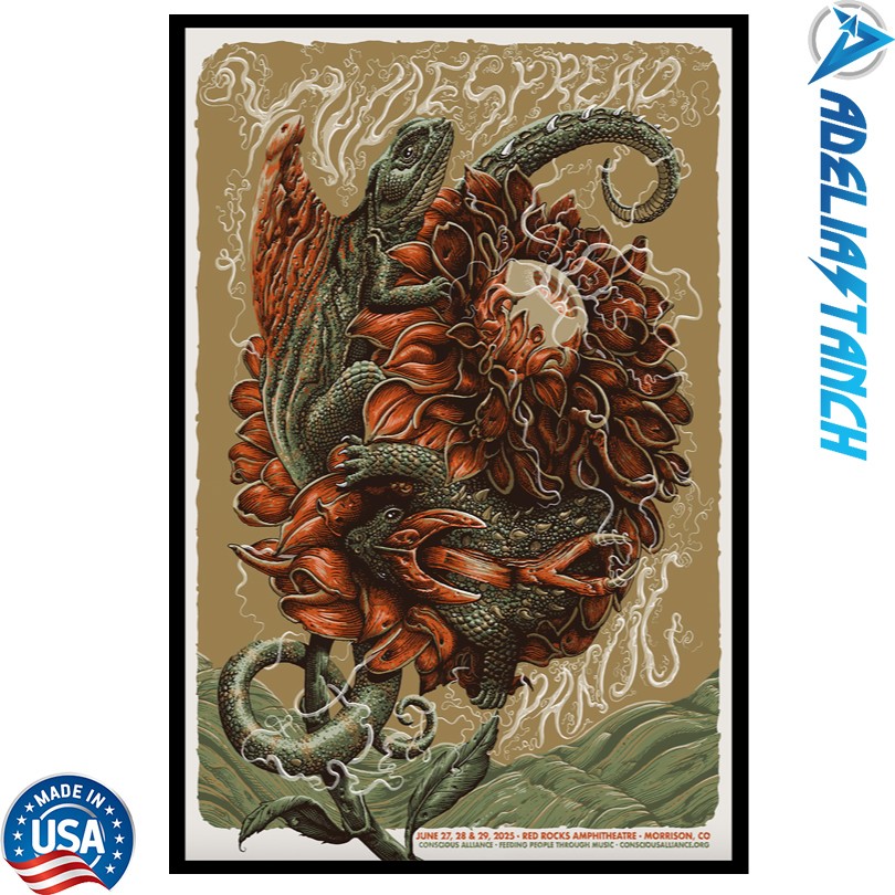 Widespread Panic Morrison CO June 27-29 2025 Tour Poster