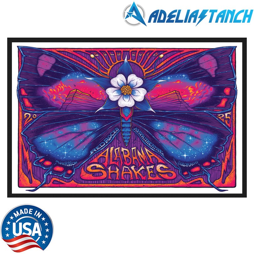 Alabama Shakes Red Rocks 7 20 25 Event Poster