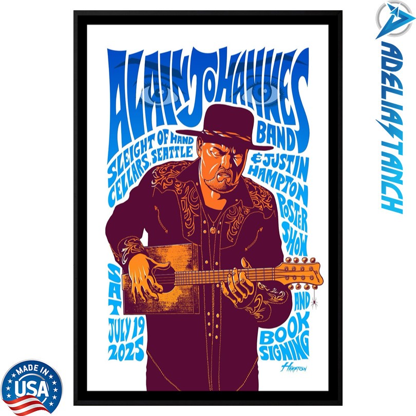 Alain Johannes Cellars Seattle 7 19 25 Poster