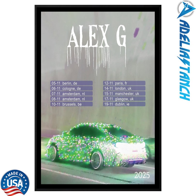 Alex G UK & EU Tour 2025 Poster