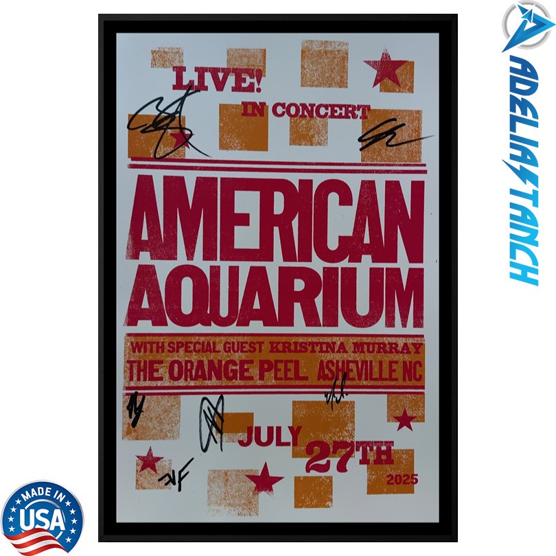 American Aquarium Jul 27 2025 Asheville, NC Poster