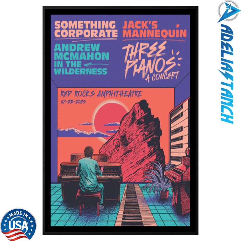 Andrew McMahon Red Rock Amphitheatres July 23 2025 Poster