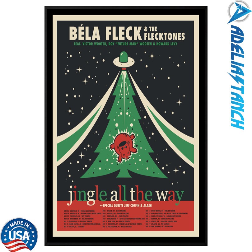 Bela Fleck & The Flecktones Jingle All The Way 2025 Poster