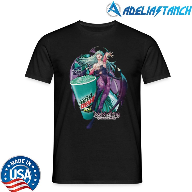 Bja-Bat Baja Blast Darkstalkers Resurrection Mountain Dew T-shirt
