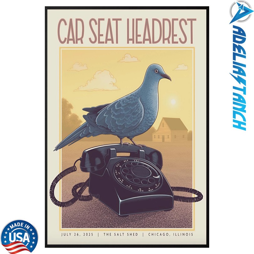 Car Seat Headrest Jul 26 2025 The Salt Shed Outdoors Fairgrounds, Chicago, IL Poster