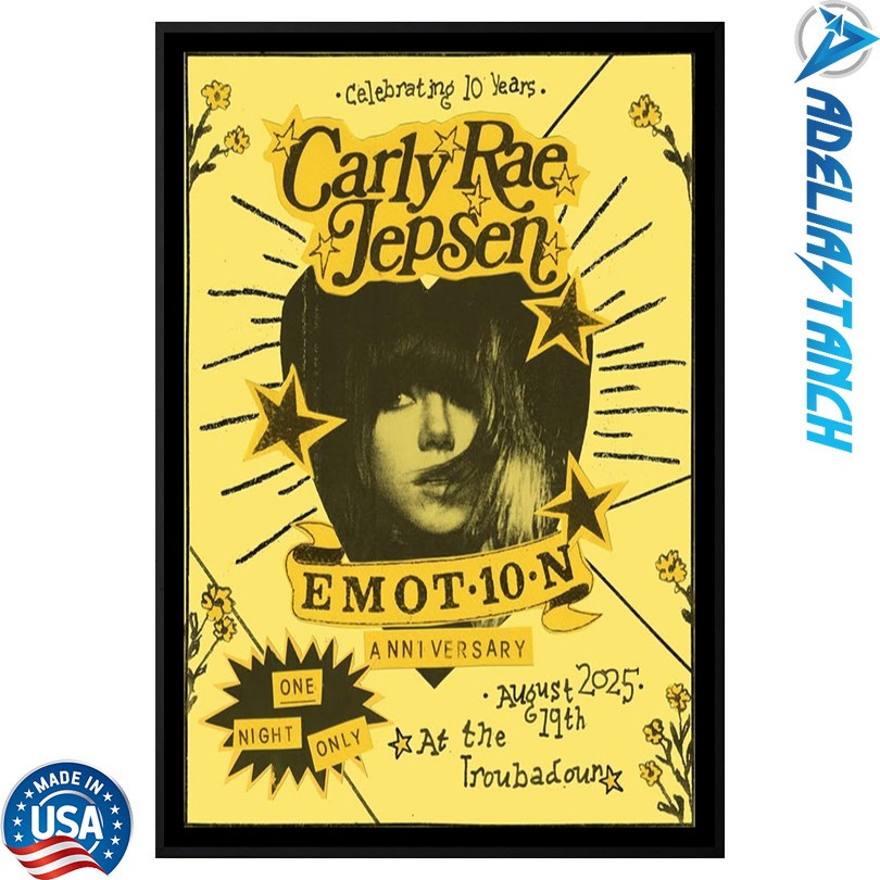 Carly Rae Jepsen Aug 19 2025 Troubadour West Hollywood, CA Poster