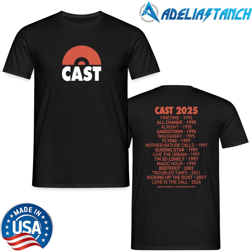 Cast 2025 Songs T-Shirt