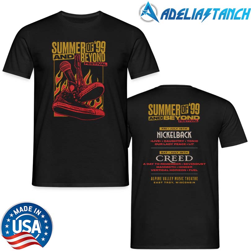 Creed Summer of ’99 & Beyond Festival Sneakers T-Shirt