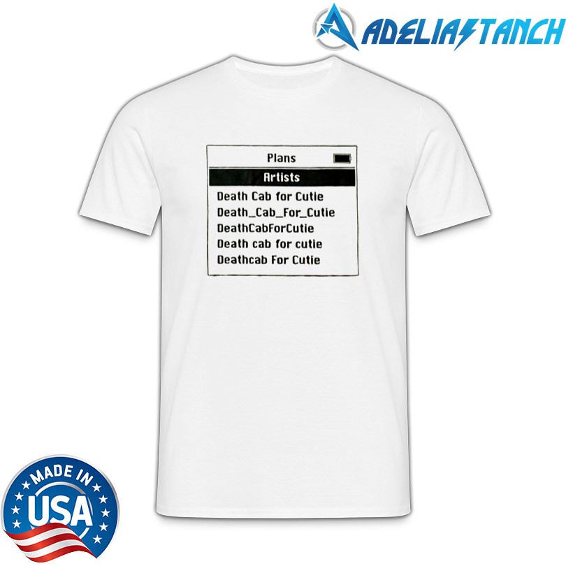 Death Cab For Cutie iPod Shirt