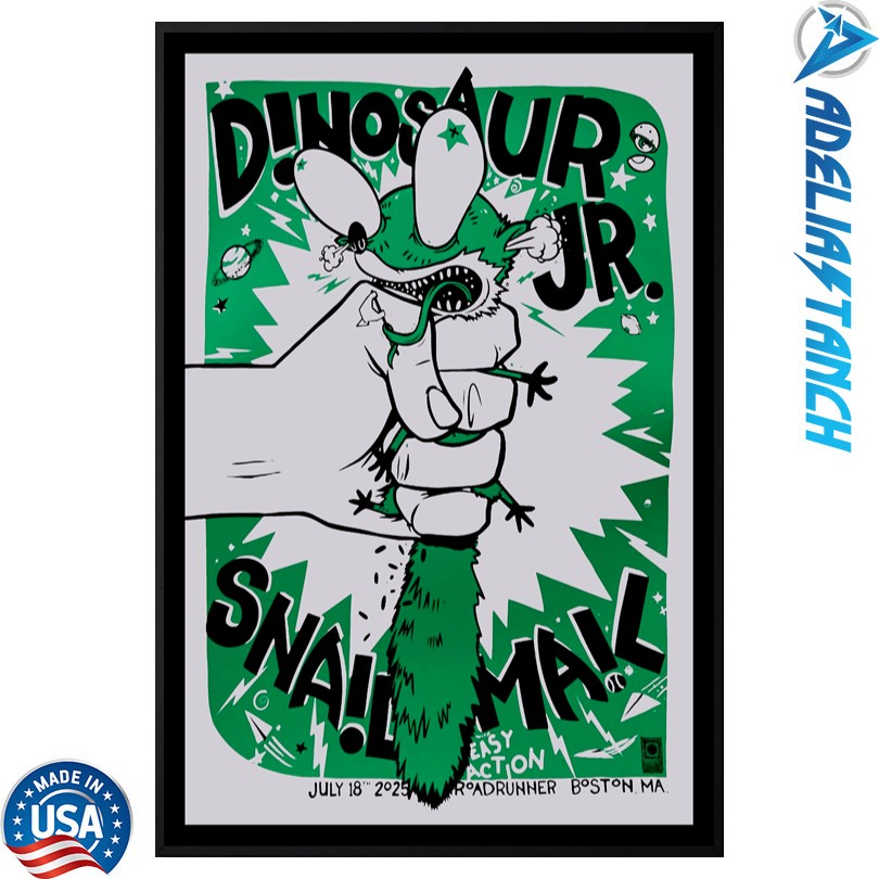 Dinosaur Jr. July 18 2025 Roadrunner Boston MA Poster