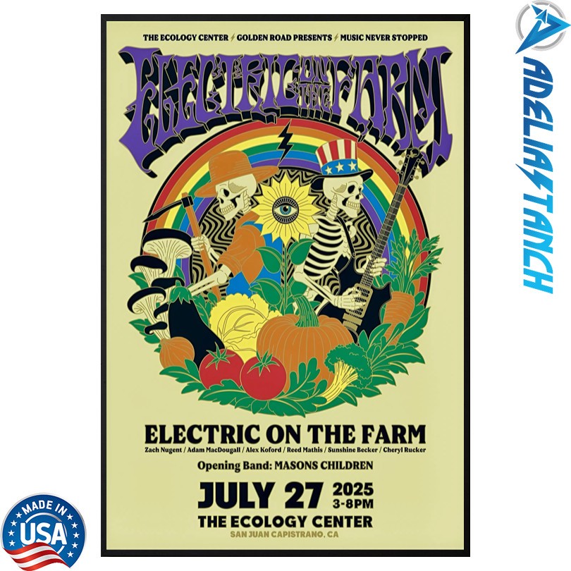 Electric on the Farm Festival 2025 Poster