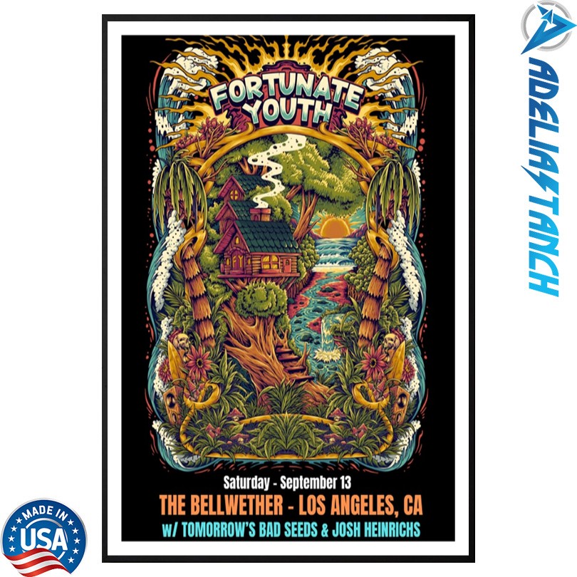 Fortunate Youth September 13 2025 The Bellwether Los Angeles CA Poster