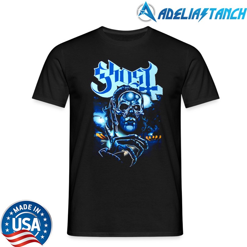 Ghost Band Nightmare Blue Gothic Skull Horror Shirt