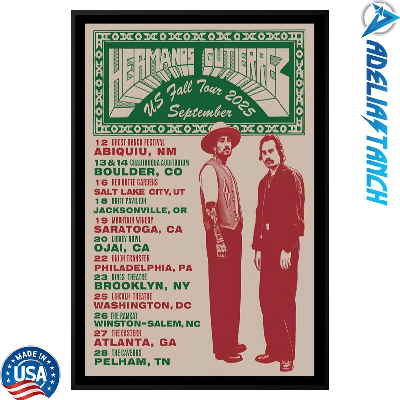 Hermanos Gutiérrez Us Fall Tour 2025 Posters