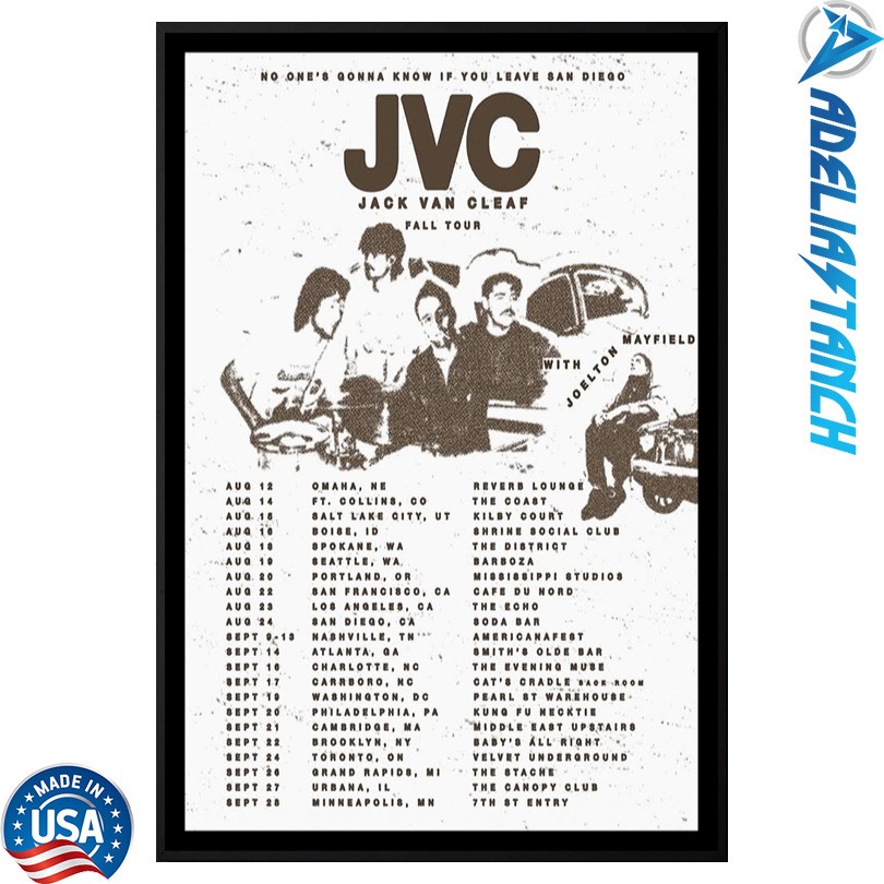 Jack Van Cleaf Fall Tour 2025 Poster