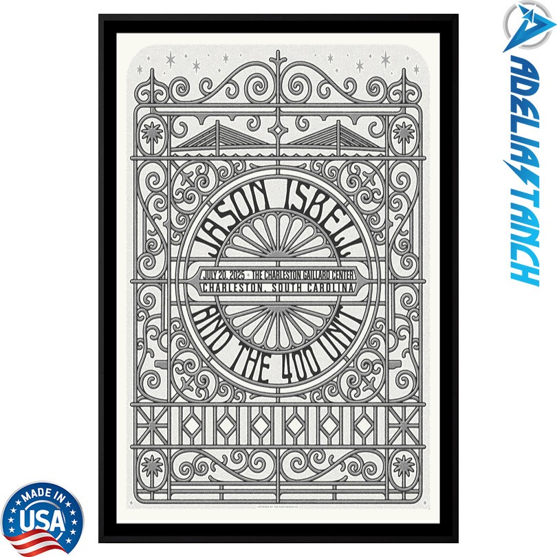 Jason Isbell Charleston, SC 07 20 2025 Tour Poster