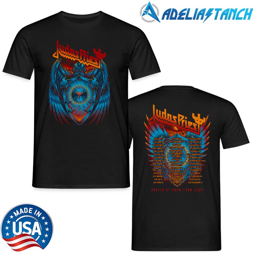 Judas Priest Shield Wings Tour Tee