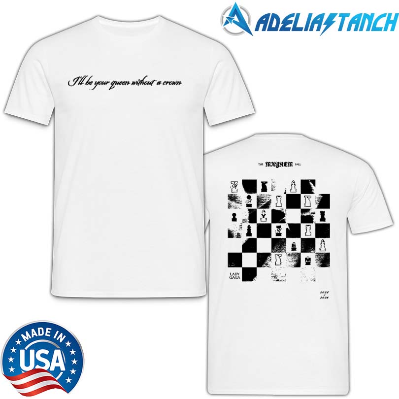 Lady Gaga Mayhem Chessboard T-Shirt