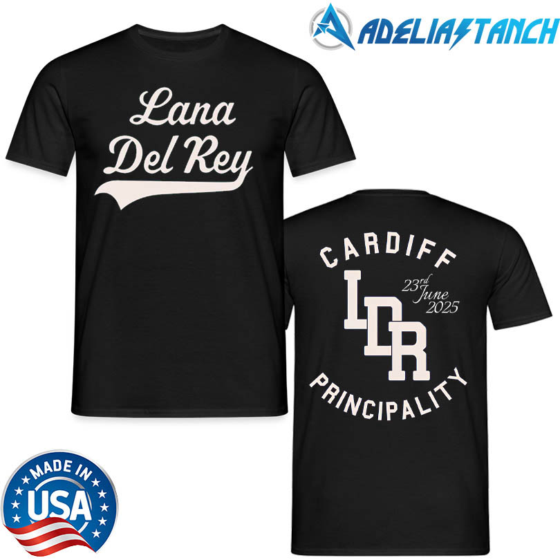 Lana Del Rey June 23 2025 Principality Cardiff Tour Shirt