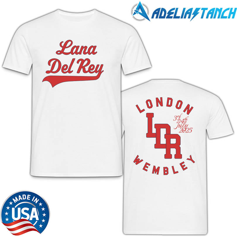 Lana Del Rey Merch 2025 London Event Tee