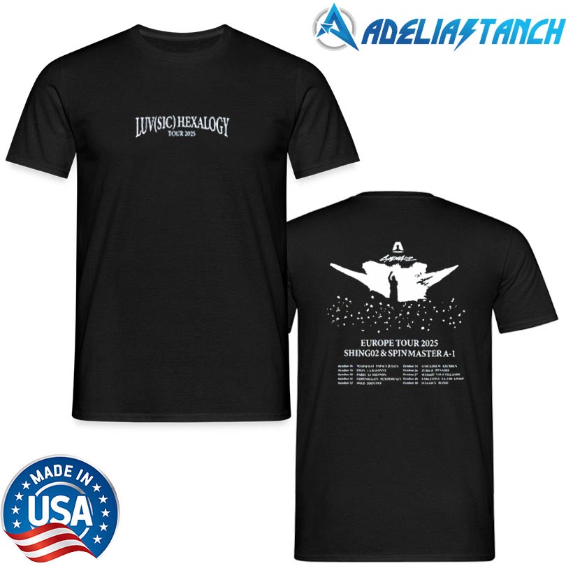 Limited Nujabes Luvsic Hexalogy Europe Tour 2025 Shirt