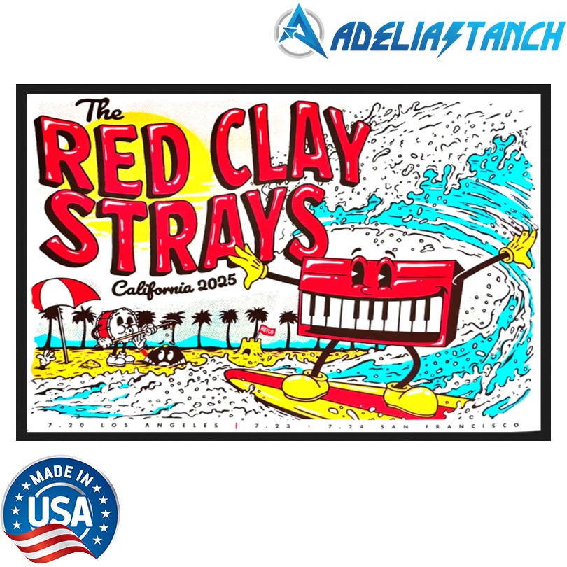 Limited The Red Clay Strays Greek Theatre in Los Angeles CA 2025 Poster