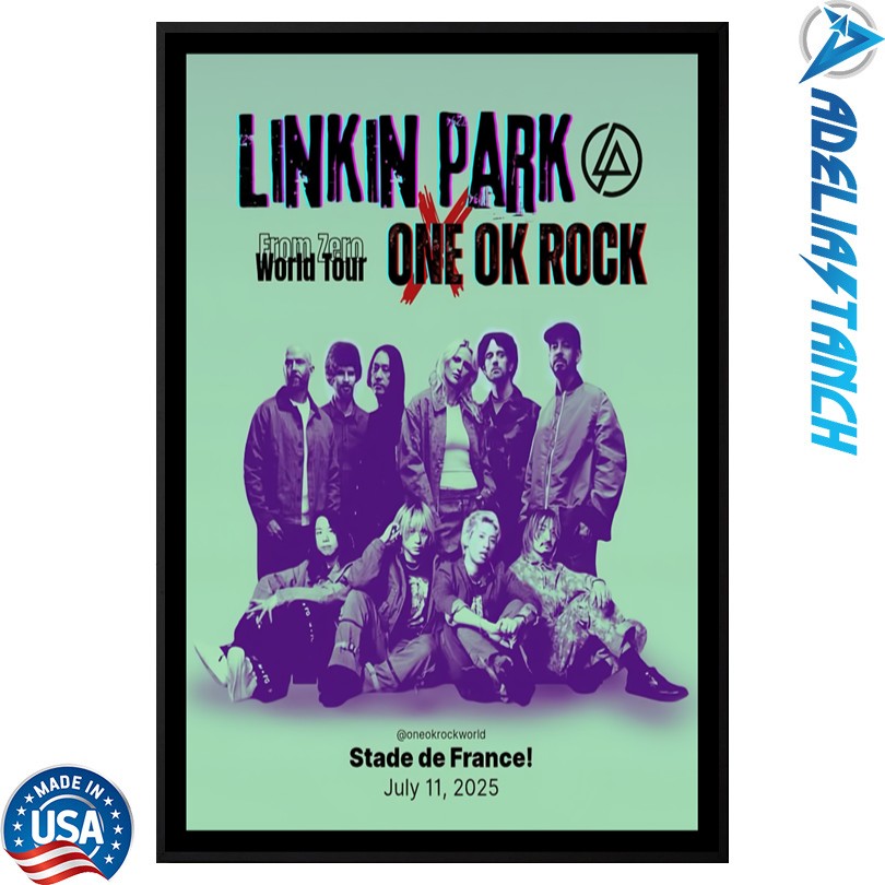 Linkin Park 7 11 2025 Stade De France Poster