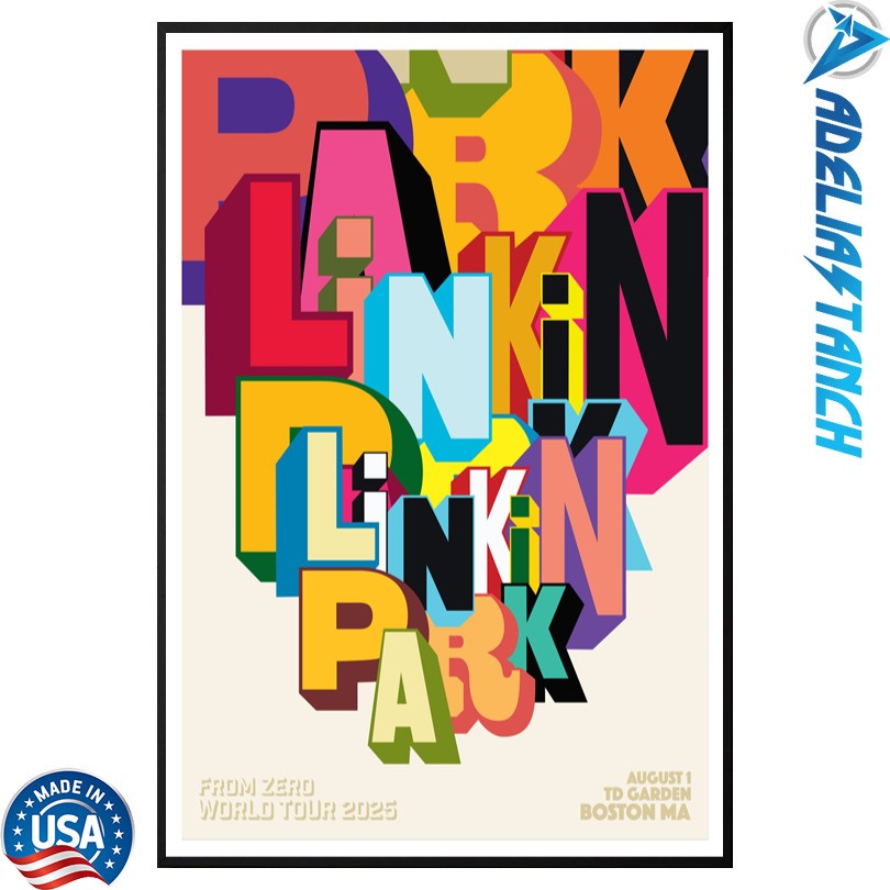 Linkin Park Aug 1 2025 TD Garden, Boston, MA Poster