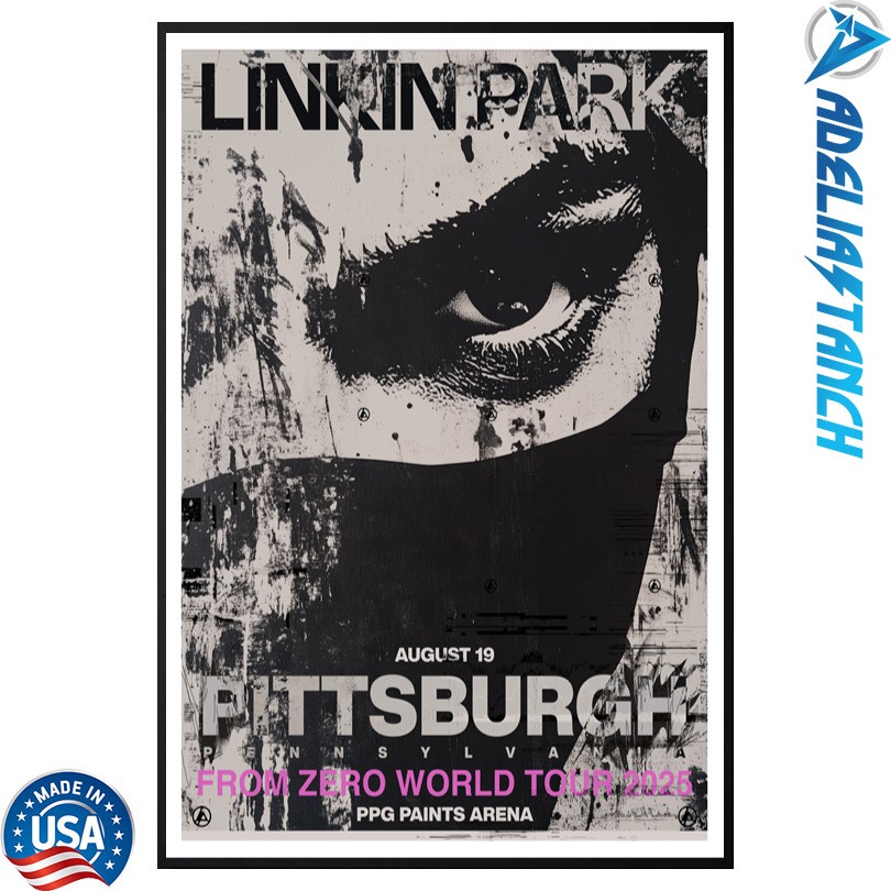 Linkin Park Aug 19 2025 PPG Paints Arena in Pittsburgh, PA Poster