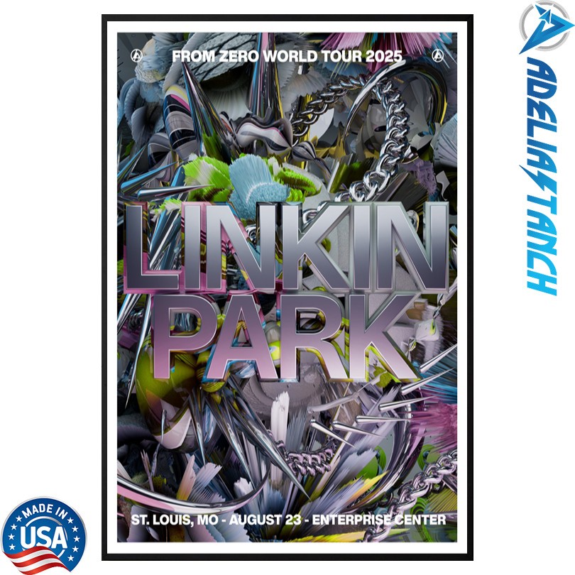 Linkin Park Aug 23 2025 Enterprise Center St. Louis, MO Poster