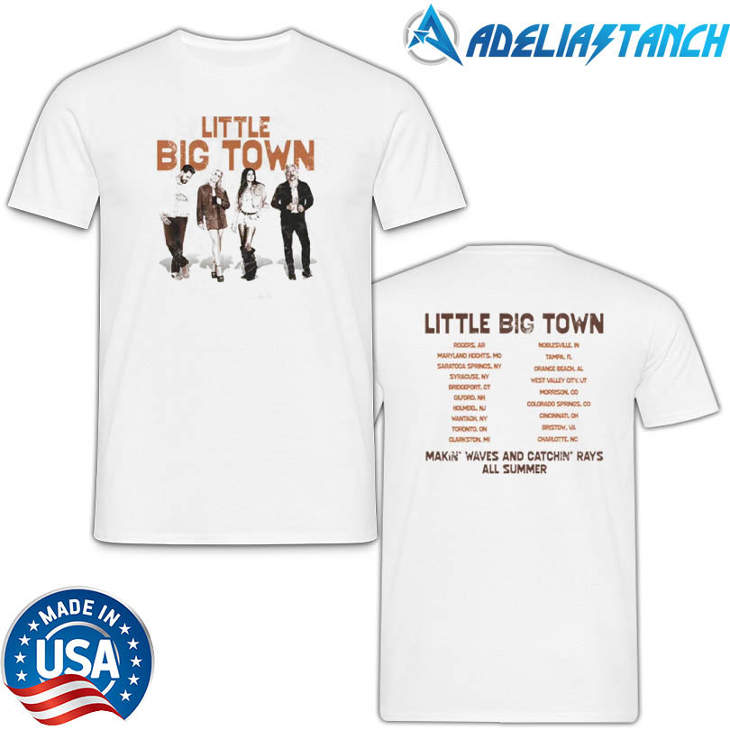 Little Big Town Rays All Summer 2025 Tour T-Shirt