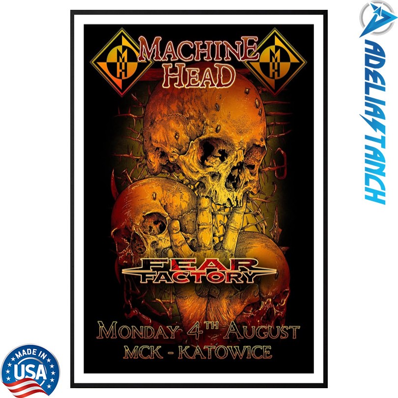Machine Head MCK Katowice 8 4 25 Tour Poster