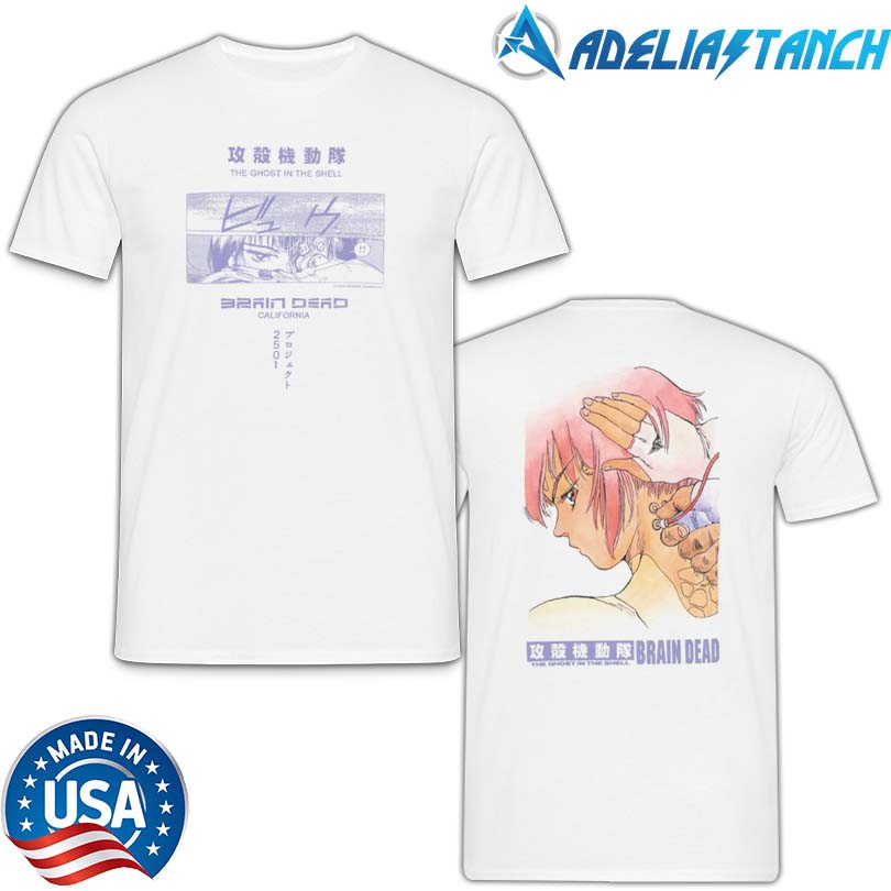 Merch Brain Dead x Ghost In The Shell White Shirt