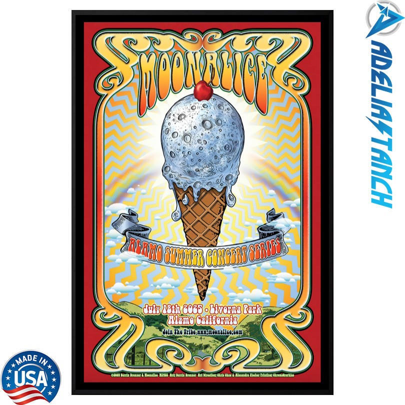 Moonalice Livorna Park Alamo CA July 18 2025 Tour Poster