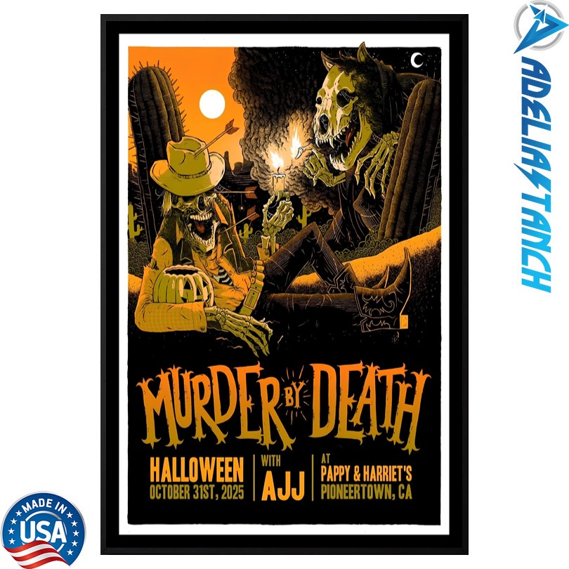 Murder By Death Oct 31 2025 Pioneertown CA Poster