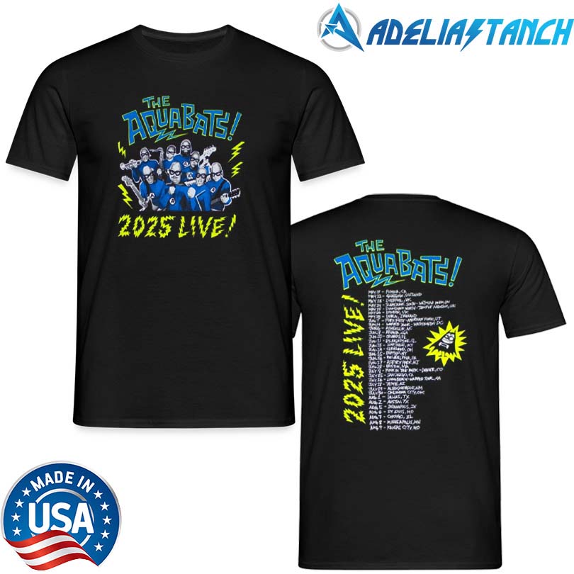 New The Aquabats Live Summer 2025 Tour Merch
